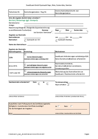 Spotauditcheckliste modular | Gemüse, Mais, Raps, Zuckerrübe | Version 12